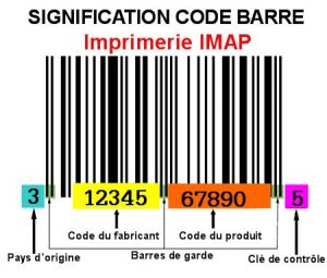 Signification des lignes des codes bar linéaire