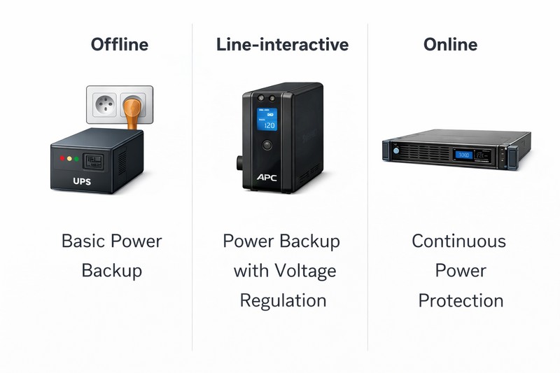 onduleur UPS domestique, semi pro et pro