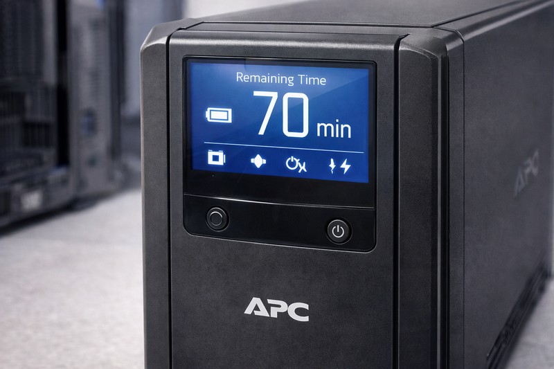 onduleur UPS avec affichage de temps restant
